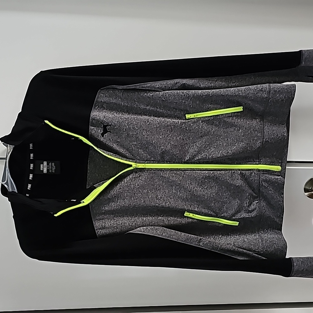 Pink athletic jacket